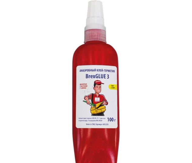 Анаэробный клей герметик BREXIT BrexGLUE 3, 100 гр