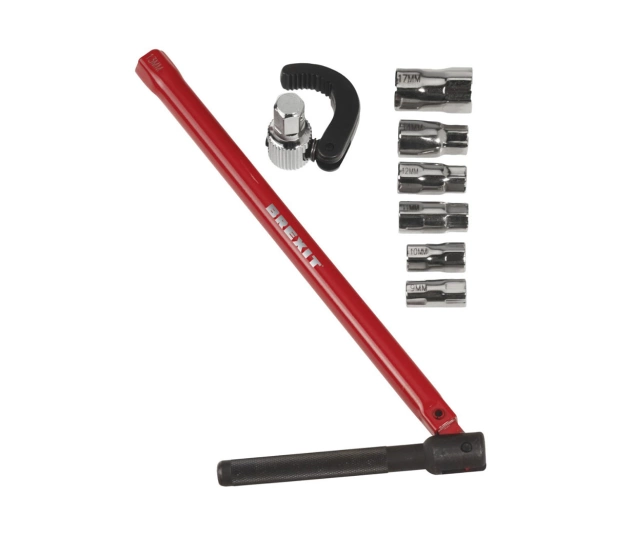 Гаечный ключ-вороток для моек + 7 насадок